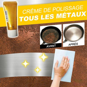 Crème de polissage tout métal