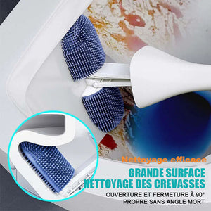Brosse de toilette à nettoyage en profondeur