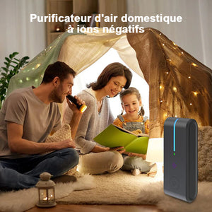 Purificateur d'air à ions négatifs portable