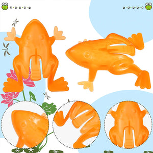 Jouet grenouille sauteuse en plastique (10 pièces)