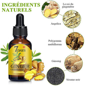 Huile germinale de gingembre pour la repousse des cheveux--Achetez 1 et obtenez 1 gratuit (2 pièces)