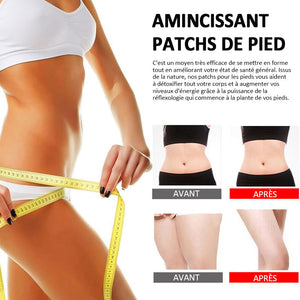 Patchs pour les pieds amincissants