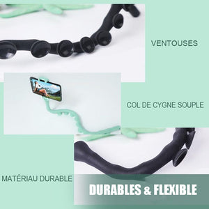 Support de téléphone pliable avec ventouses