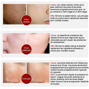 Crème magique appliquée avant le maquillage