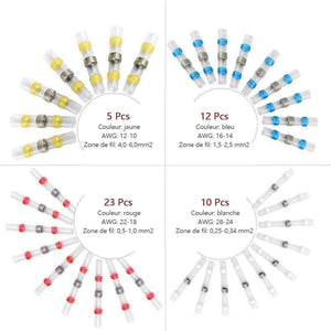 CONNECTEURS DE FILS À SOUDER ÉTANCHES