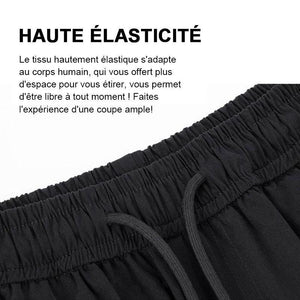 Pantalon décontracté homme en soie glacée