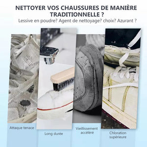 Crème nettoyante pour chaussures blanches