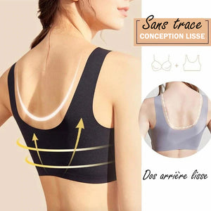 Soutien-gorge de sport sans armature confortable