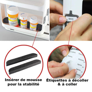 Étagère de rangement pour aliments ou épices