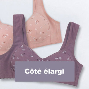 Soutien-gorge à bouton avant confortable et pratique