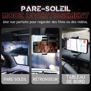 Support de téléphone multifonctionnel pour voiture