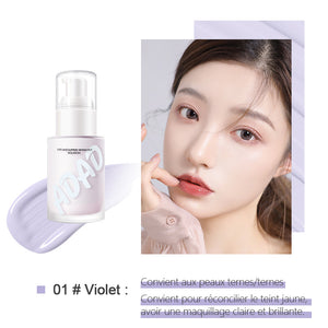 Crème de base hydratante pour corriger le teint de la peau