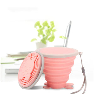 Tasse de Voyage Pliable en Silicone