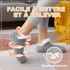 Chaussettes thermiques intérieures antidérapantes