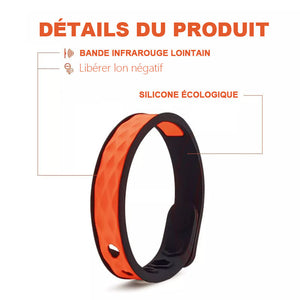 Bracelet de désintoxication lymphatique infrarouge lointain