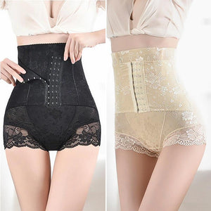 Culotte taille haute avec boutons devant