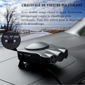 Désembueur de chauffage de voiture portable dégivreur