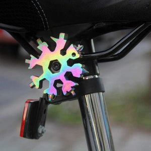Outil multifonction flocons de neige en acier inoxydable 18 in 1