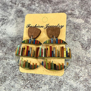 Boucles d'oreilles livre pour les amoureux des livres