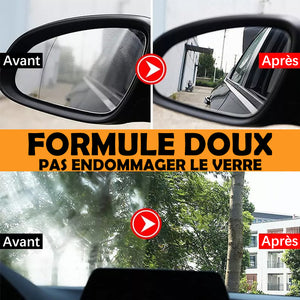 Nettoyant pour retirer film d'huile de verre