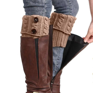 Chaussettes tricotées pour bottes