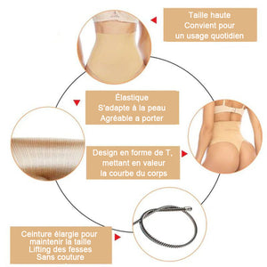 Culotte slim taille haute sans couture