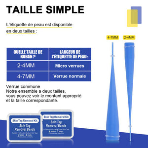 Ensemble d'élimination simple des verrues
