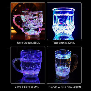 Tasse à eau lumineuse de induction