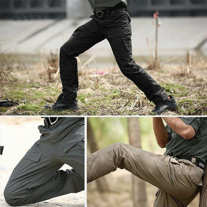 Pantalon tactique imperméable avec poches pour hommes