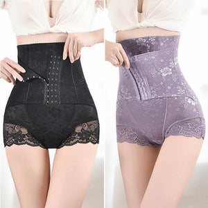 Culotte taille haute avec boutons devant