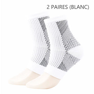 Acupressure antalgique Chaussettes moulées auto-chauffantes