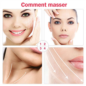 Appareil de massage du visage Guasha en résine, outils de grattage
