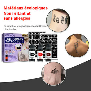 Ensemble de tatouage de jus