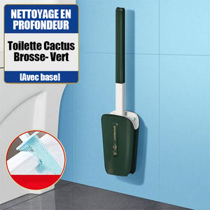 Brosse de toilette Cactus Pas d'espace mort