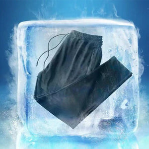 Pantalon en soie de glace pour hommes