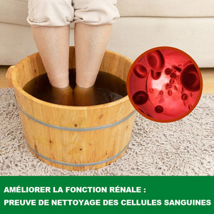 Bain de pieds aux herbes soin de reins