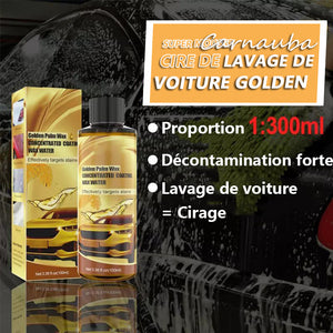 CIRE DE LAVAGE DE VOITURE GOLDEN CARNAUBA