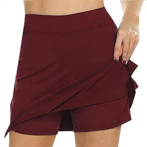 Women's Skirt Skorts avec Shorts intérieurs