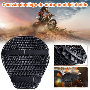 Coussin de siège de moto en nid d'abeille