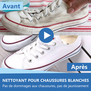 Crème nettoyante pour chaussures blanches