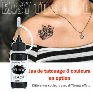 Ensemble de tatouage de jus