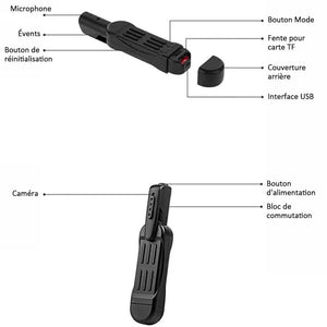 Caméra vidéo HD facile à transporter