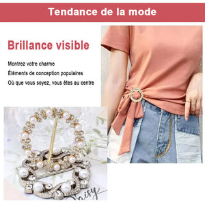 Boucles multi-usages avec perles all-match (2 pièces)