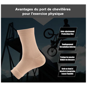 Chaussettes anti-œdème pour la cheville