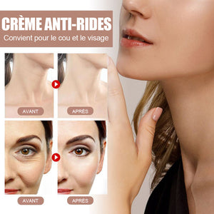 Crème anti-rides pour visage et cou
