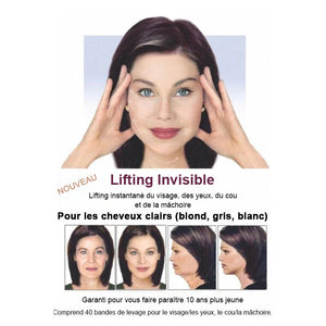 Autocollants bandes ultra invisibles pour le lifting du visage ( 1 ensemble de 40 pièces)