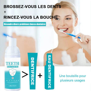 Mousse pour blanchir des dents