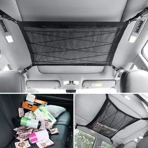 Sac de rangement en filet suspendu pour voiture