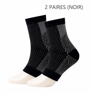 Acupressure antalgique Chaussettes moulées auto-chauffantes