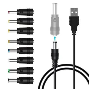 8 en 1 Adaptateur d'alimentation DC universel